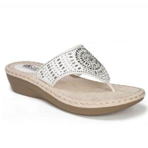 Buy 1 get 1 FREE!  NEW comfort sandal white size 6